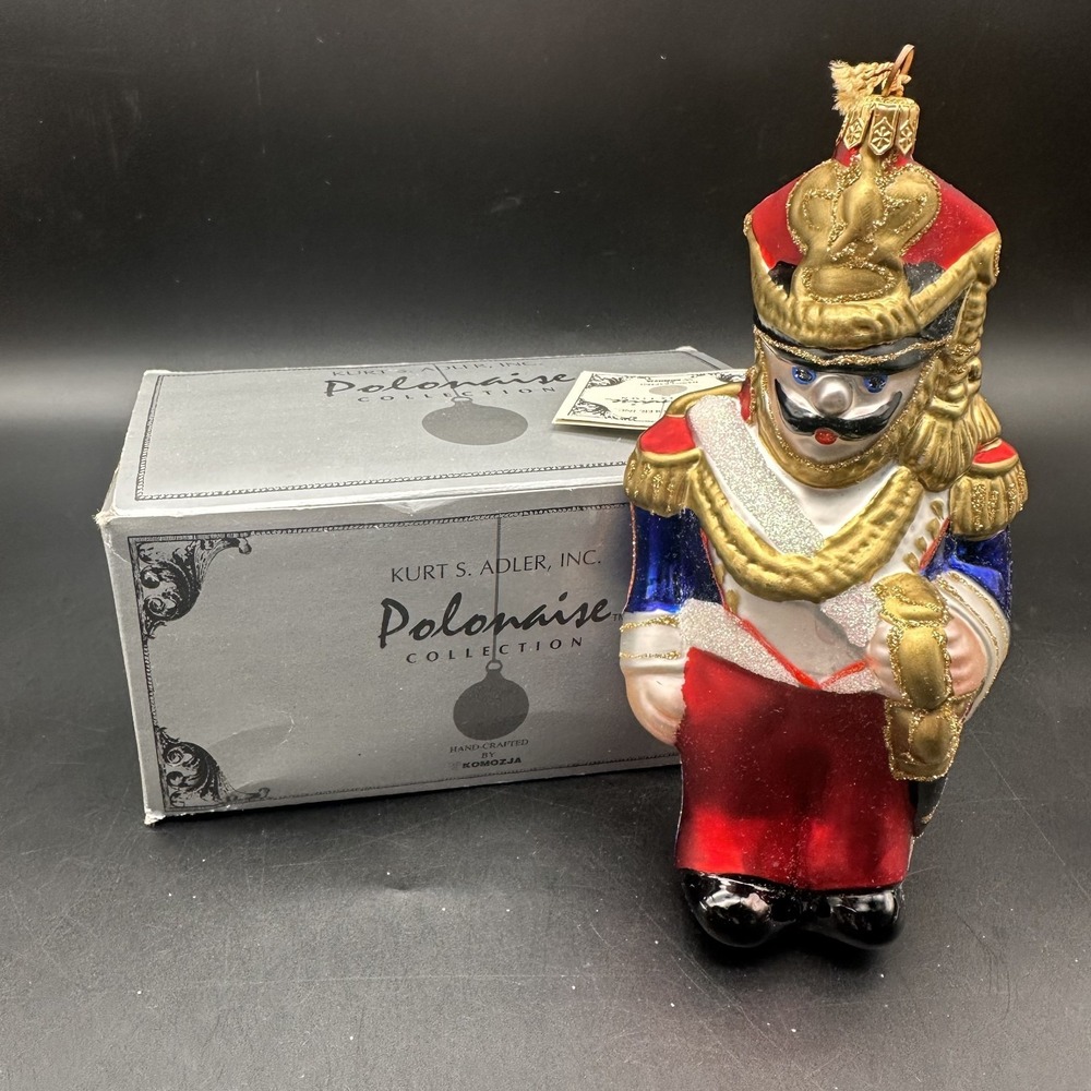 KURT ADLER POLONAISE NAPOLEONIC SOLDIER ORNAMENT 6.5" GP543